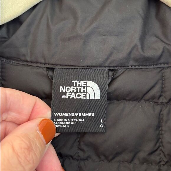 North Face Thermoball Eco primaloft Black Quilted lightweight puffer Jacket LG - Picture 6 of 13